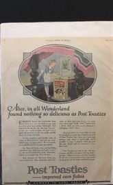 Post Toasties advertisement 