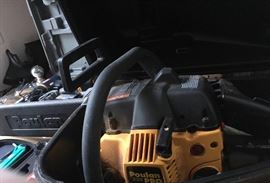 Alternate view of chain saw