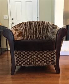 Rustic arm chair (pair)