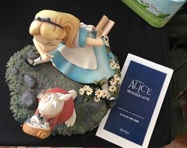 Walt Disney's Alice in Wonderland, Alice and White Rabbit figurine