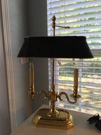 Vintage candlestick lamp