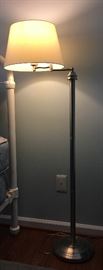 Nickel floor lamp