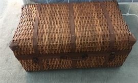 Vintage woven trunk