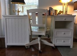 Pottery Barn desk and chair