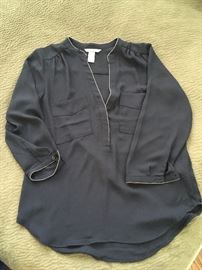 H & M navy shirt