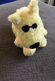 Life's good stuffed pup