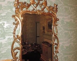 Fine Carved Wood Mirror 
