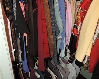 closets are loaded...still sorting