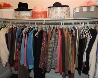 another closets just JAMMED full of clothing !