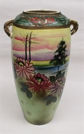 Japanese export pottery vase