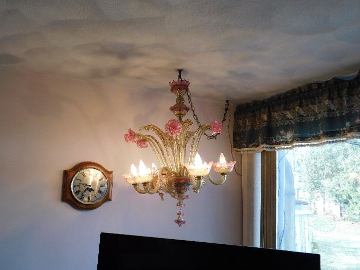 Vintage venetian murano Chandelier