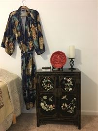 Inlaid Asian Style Cabinet