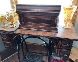 Old Wheeler & Wilson sewing machine