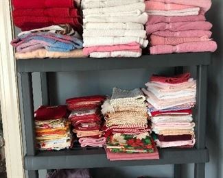 Lots of linens, curtains, bedding, more