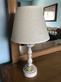 vintage dresser lamps, 2
