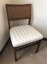 Dining chairs with cane backs