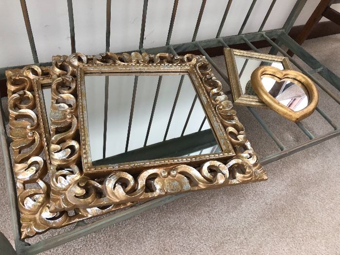 Ornate mirrors