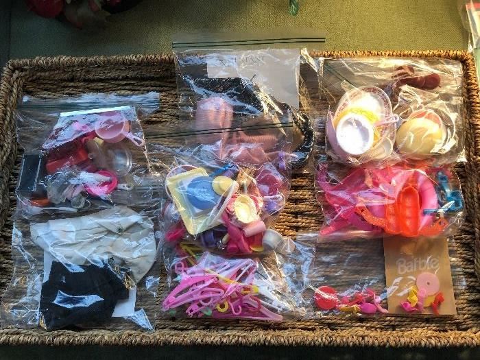 Barbie accessories, most 1990s