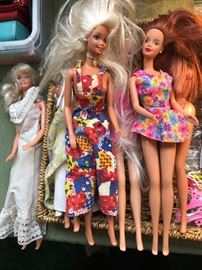 Barbie dolls from the 90's