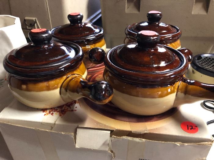French Onion soup stoneware