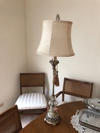 Tall ornate lamp