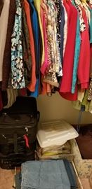 VERY NICE CLOTHING -- SUITCASES
