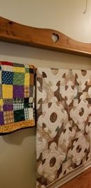  QUILT RACK  --  HANDMADE  QUILT