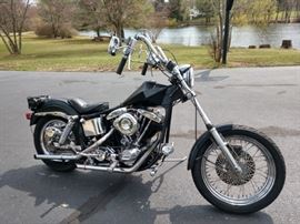 1976 Harley Davidson Super Glide FX, one owner
