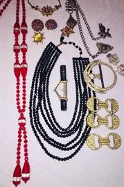 beautiful vintage costume jewelry