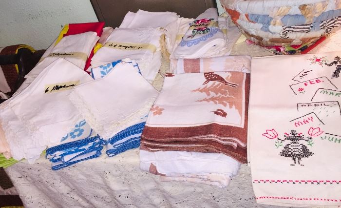 vintage linens by the ton!