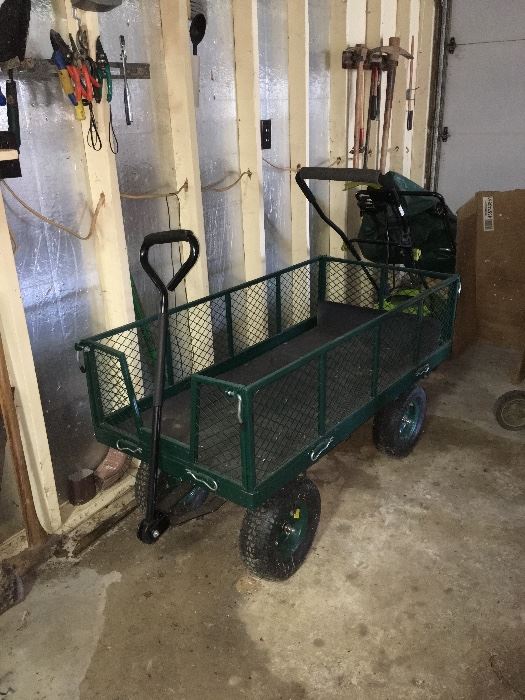 Metal yard cart