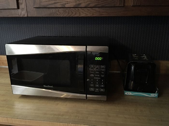 West Bend Microwave; Toaster