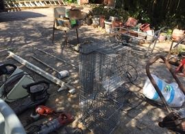 Assorted Plants, Yard Décor', Tools