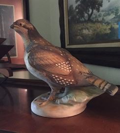 Ruffled Grouse Porcelain Figurine by Andrea