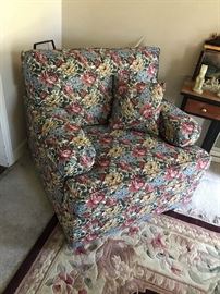 Flowered Upholstered Chair $ 68.00