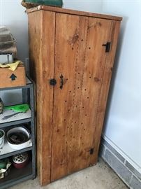 Vintage Wood Cabinet $ 124.00