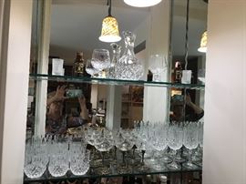 Bar glasses, decanters and more