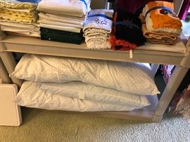 Towels and pillows