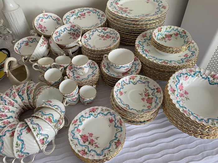 Large set of Minton china