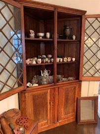 This corner cupboard is for sale! Filled with all sorts of little treasures.