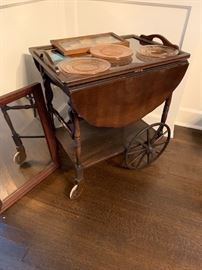 Vintage tea cart