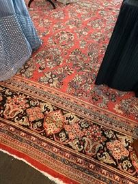 Huge vintage Persian Sarouk area rug. 12x18