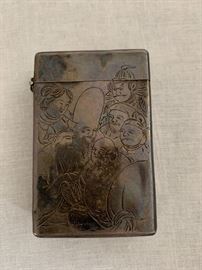 Sterling silver cigarette case