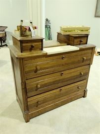antique 5 drawer chest