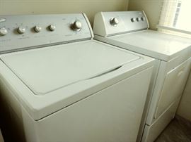 Whirlpool washer and dryer
