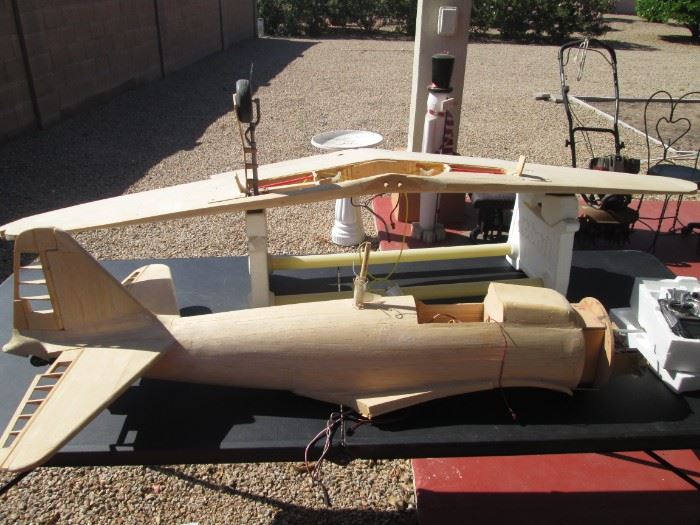 Balsa Wood Model Airplane