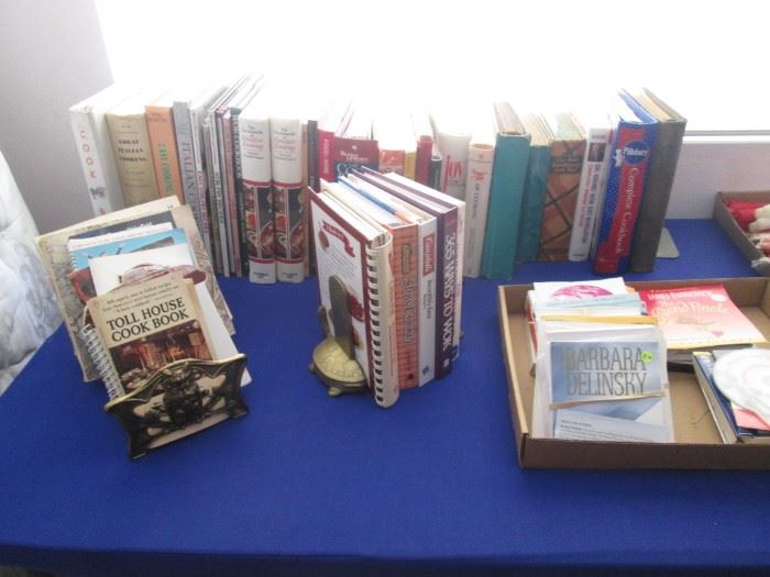 Variety of Books and Cookbooks, some Vintage