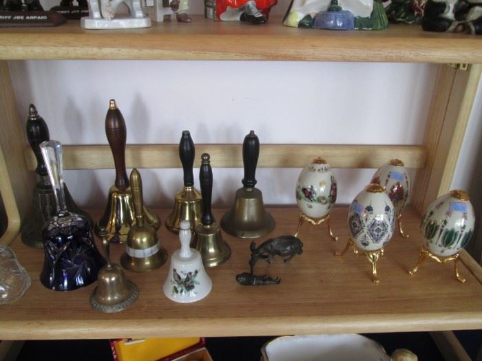 Assorted Bell & Egg Collectibles
