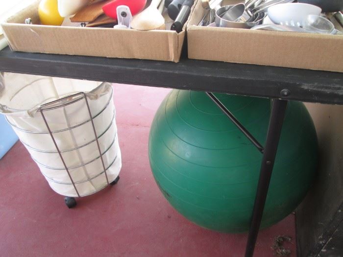 Hamper & Exercise Ball