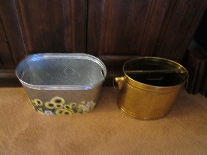 Troughs & Buckets, Tin and Copper